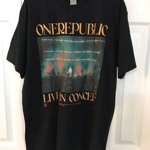 OneRepublic Black Concert T-Shirt
